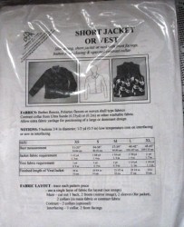 PEAK CANADA SLIM SHORT COLLAR JACKET,VEST PATTERN XS-XL